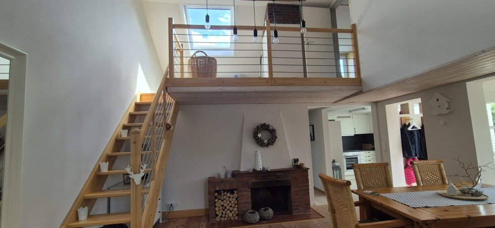Treppe zum OG Einfamilienhaus Sch�nberg (Holstein) / Sch�nbergerstrand