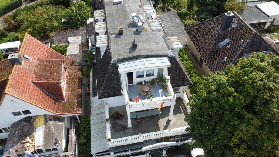 von oben Villa Laboe