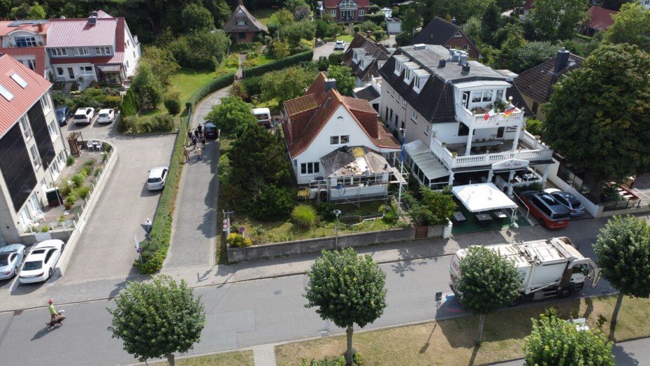 von oben Villa Laboe