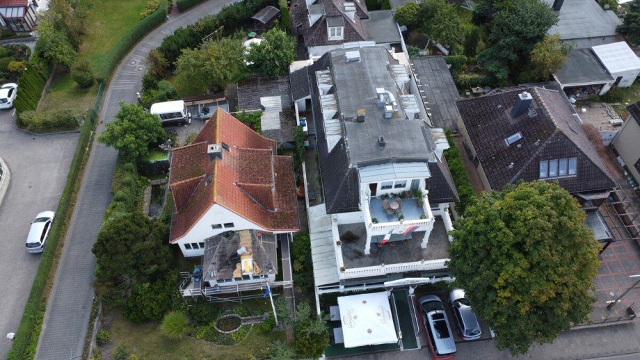 von oben Villa Laboe