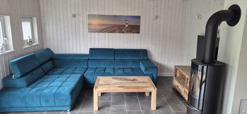 Wohnzimmer Ferienhaus Sch�nberg (Holstein) / Holm