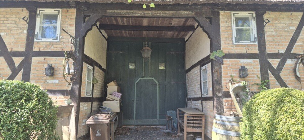 Eingangsportal Landhaus Brodersdorf