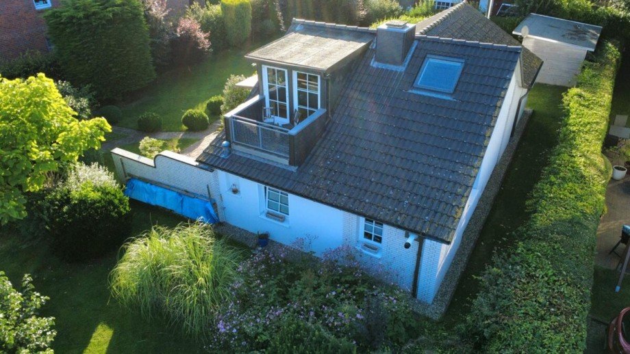von oben Einfamilienhaus Sch�nberg (Holstein) / Sch�nbergerstrand